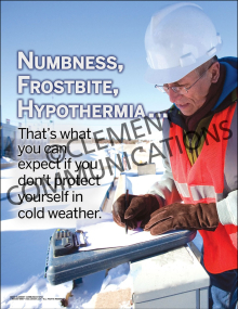 Numbness, Frostbite Poster