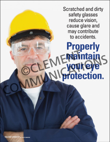 Maintain Eye Protection Poster