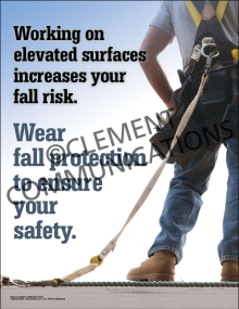 Wear Fall Protection Poster