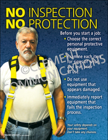 No Inspection No Protection Poster