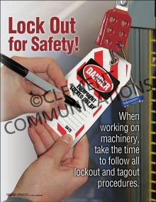 Lock Out for Safety Poster