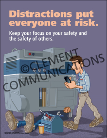 Distractions Put Everyone at Risk Poster