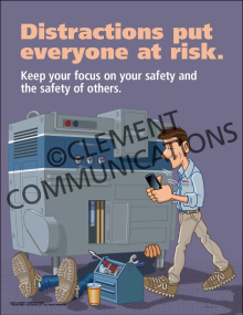 Workplace Distractions - General Safety - Posters by Topic - Posters