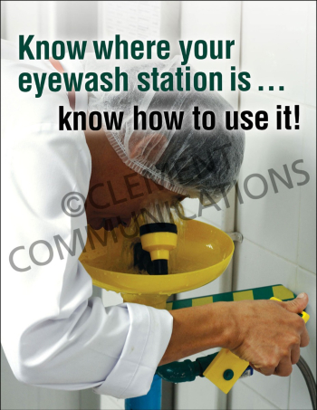 Eye Protection - Eyewash Station Posters
