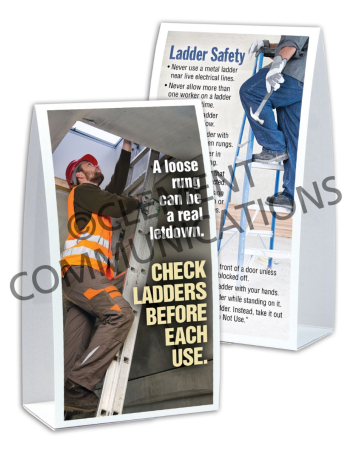 Ladder Safety - Top Step - Safety Pocket Guide with Scratch-Off Quiz Card