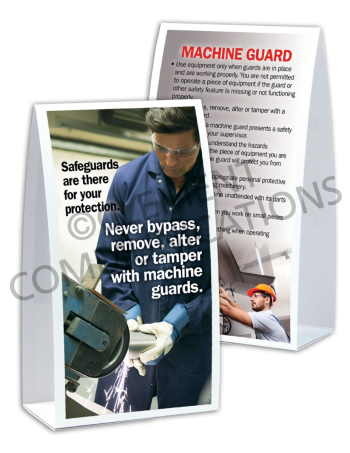 Machine Guards – Safeguards – Table-top Tent Cards