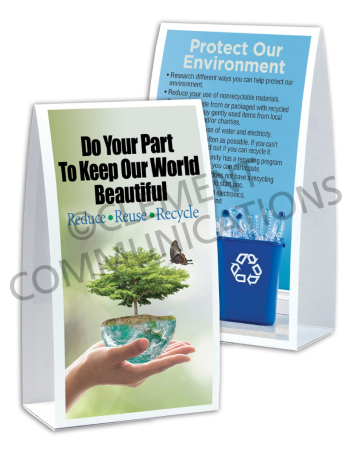Environmental Safety – Do You Part – Table-top Tent Cards