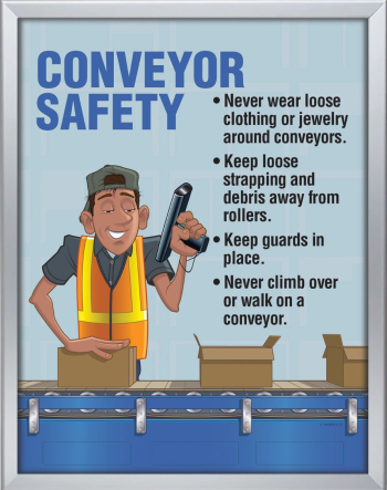 Safe Procedures safety poster from Clement’s monthly subscription program, designed to reinforce workplace safety protocols with high-impact visuals.