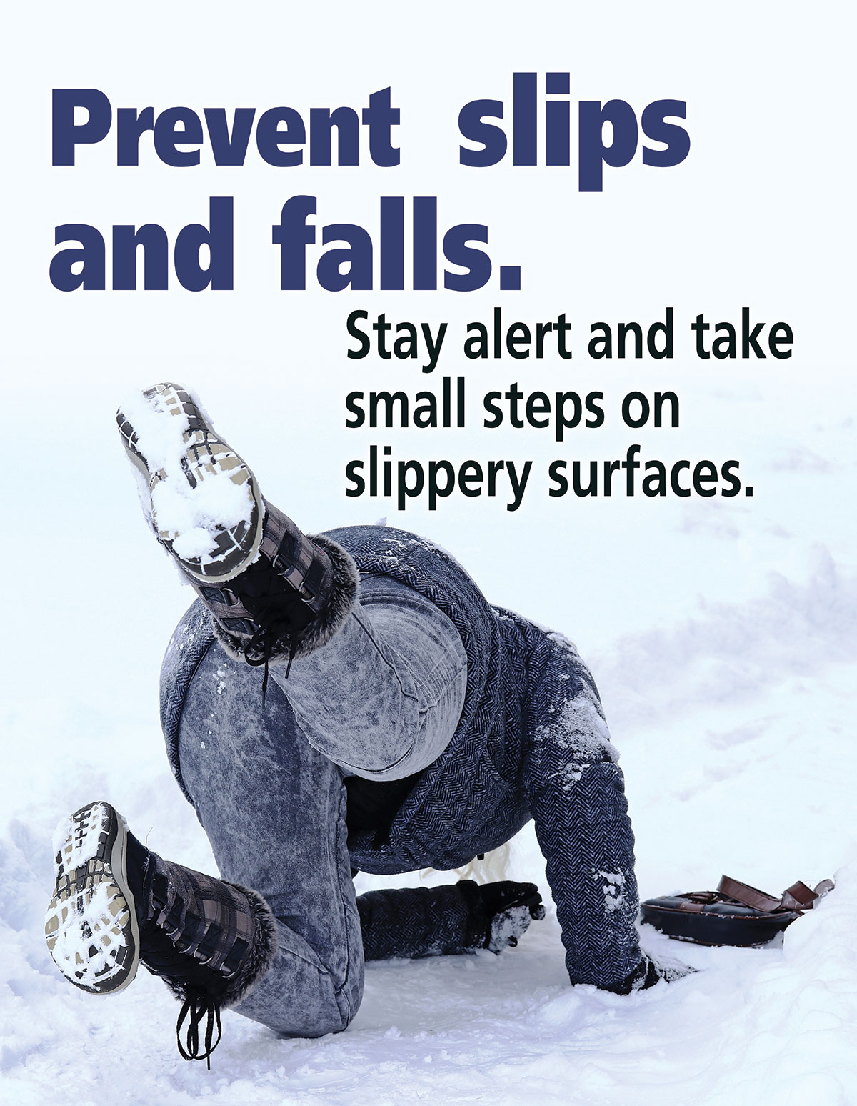Cold Stress, Cold Conditions, Outdoors, Slips and Falls