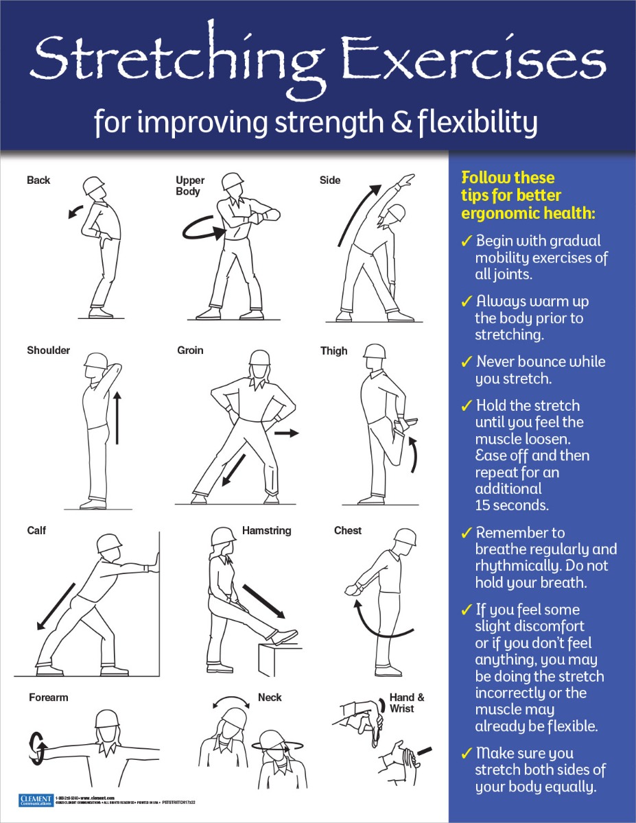 Stretching Exercises, Poster