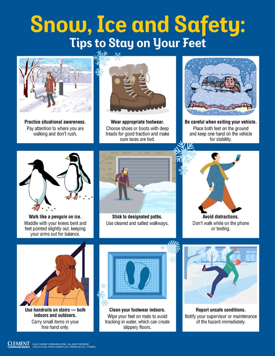 Snow & Ice Safety, Poster